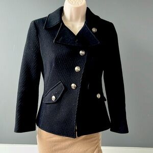 Club Monaco Black Wool Blazer